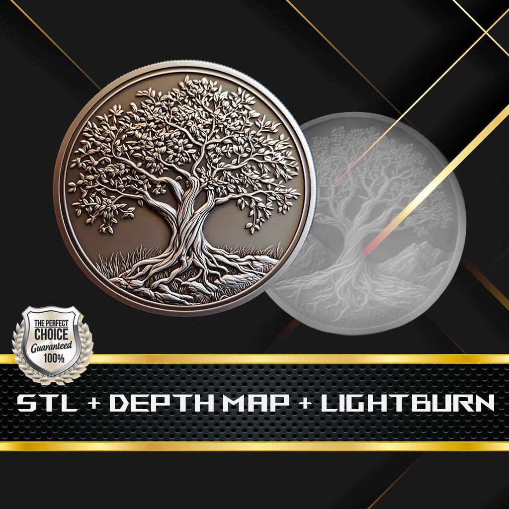 Tree of Life Challenge Coin - Etsy