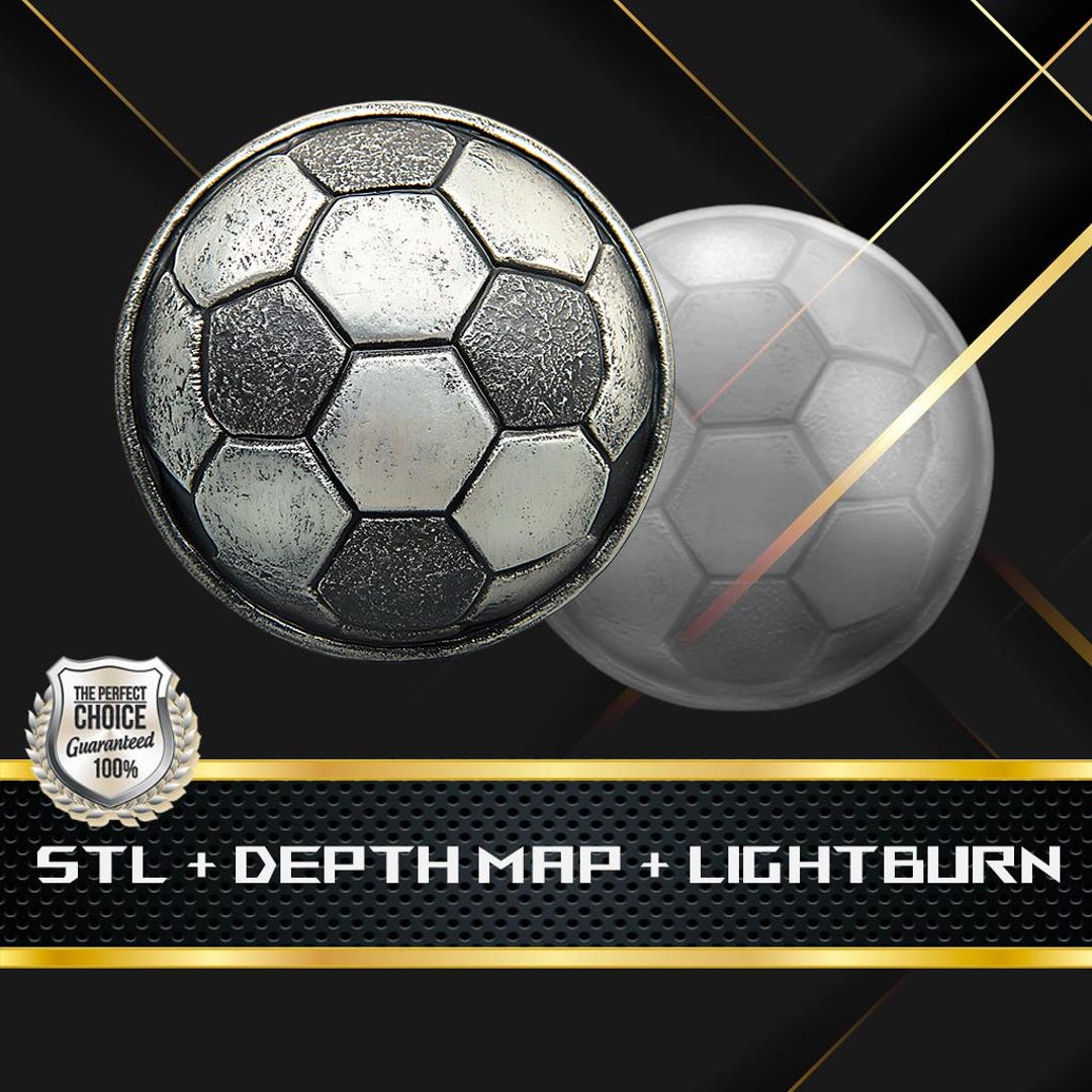 Ball Coin Coin Depth Map and STL File, 3D Relief for Laser Engraving ...