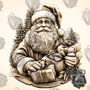 3D Illusion | Laser Brennen PNG Digitale Datei | Perfekt zum Gravieren | Laserbereit | Sofortdownload | xTool | Glühschmiede | Weihnachtsgeschenke