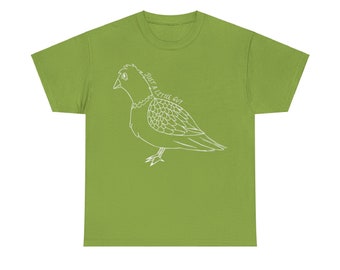 Just A Little Guy Graphic T-Shirt, Animal T-Shirt, Bird T-Shirt, Pidgeon, Funny T-Shirt, Hand Drawn, Cottage Core, Transmasc