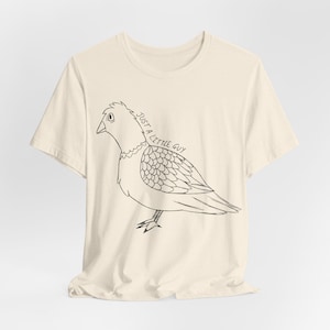 Funny Cartoon Bird T-Shirt | Just a Little Guy | Cute Animal Tee | Gift for Bird Lovers | Unisex Casual Shirt