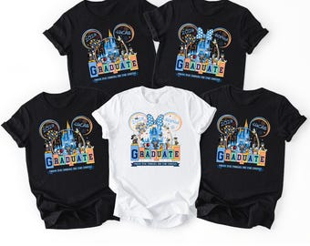 Personalized Disney Graduation Shirts, Graduate From The Tassel To The Castle 2026 T-Shirt