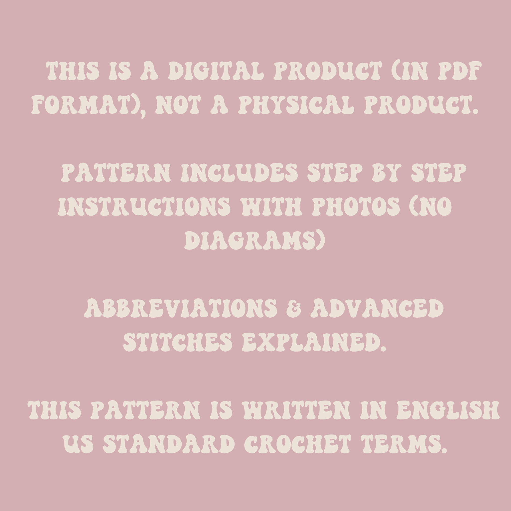 Yin & Yang Granny Square Crochet PATTERN digital PDF Only, Hippie Boho