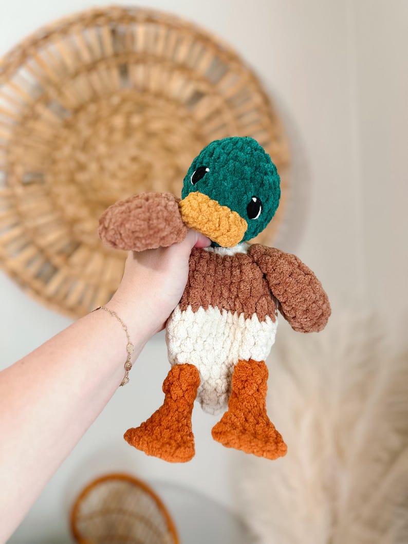 Della Duck Lovey Crochet Pattern: Low Sew Amigurumi (PDF Pattern) image 2