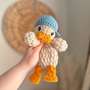 Baby Della Duck Lovey Crochet Pattern: Easy Low Sew Amigurumi (PDF Pattern) image 4