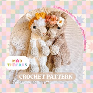 Schema all'uncinetto per baby alpaca: lama amigurumi a basso punto (schema PDF)