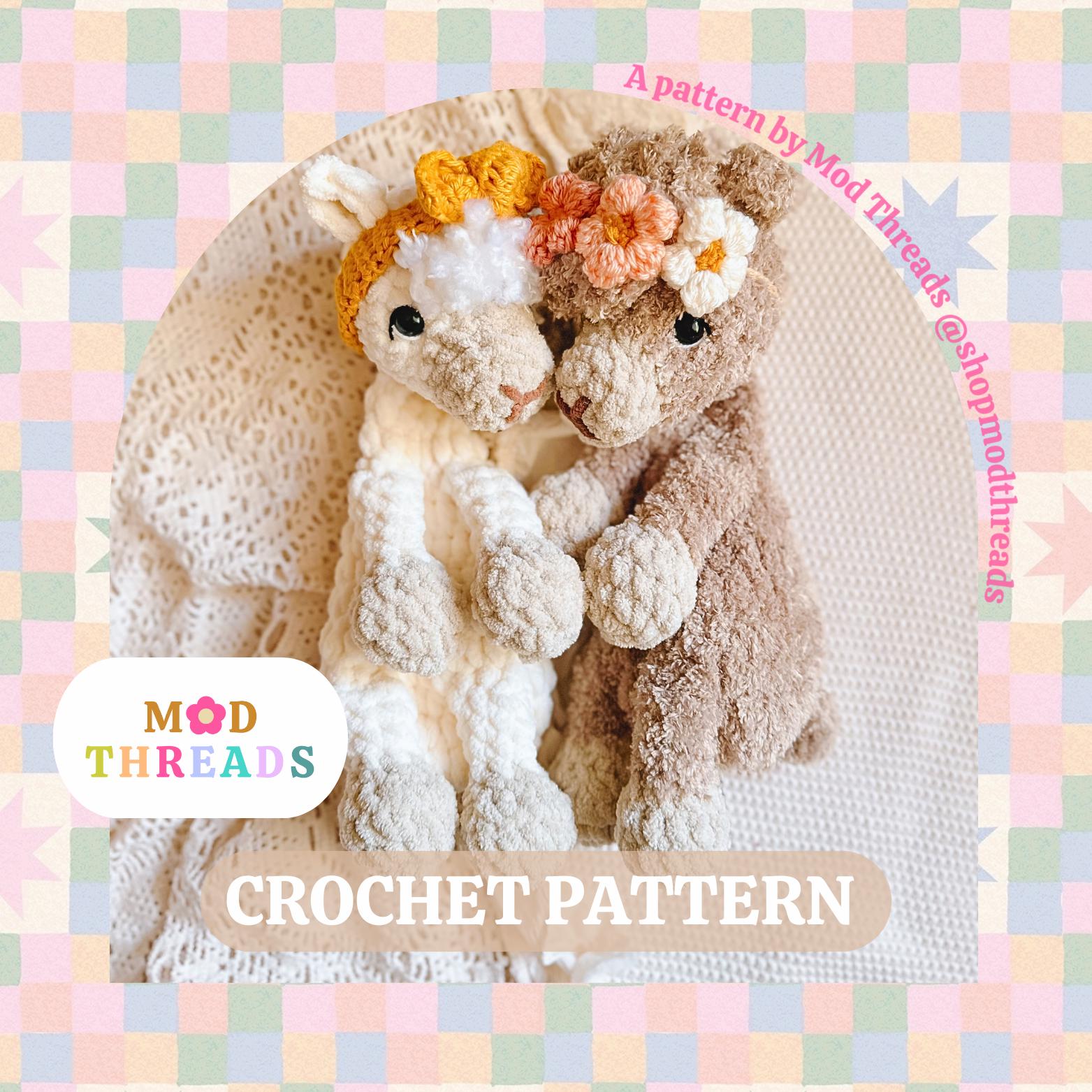 Baby Alpaca Crochet Pattern: Low Sew Llama Amigurumi
