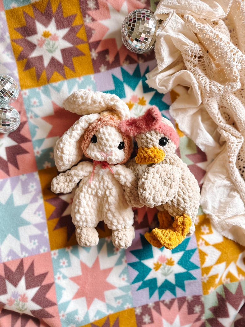 Della Duck Lovey Crochet Pattern: Low Sew Amigurumi (PDF Pattern) image 6