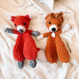 Fern the Fox Crochet PATTERN Fox Lovey Crochet Pattern Crochet Amigurumi Pattern Fox Amigurumi Cute Crochet Pattern Low Sew Crochet zdjęcie 9