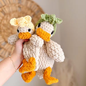 Baby Della Duck Lovey Crochet Pattern: Easy Low Sew Amigurumi (PDF Pattern) image 6