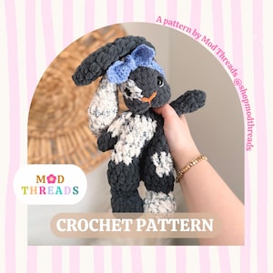 Haakpatroon baby Bonnie Bunny: zelfstudie laag naaien (pdf-patroon)