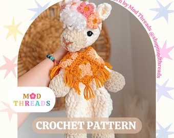 Alma Alpaca Crochet Pattern: Amigurumi Llama with Poncho (PDF Pattern)