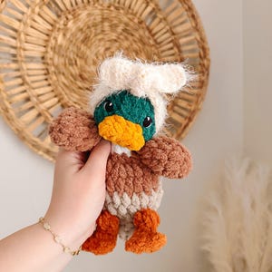 Baby Della Duck Lovey Crochet Pattern: Easy Low Sew Amigurumi (PDF Pattern) image 2