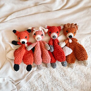 Fern the Fox Crochet PATTERN Fox Lovey Crochet Pattern Crochet Amigurumi Pattern Fox Amigurumi Cute Crochet Pattern Low Sew Crochet zdjęcie 6