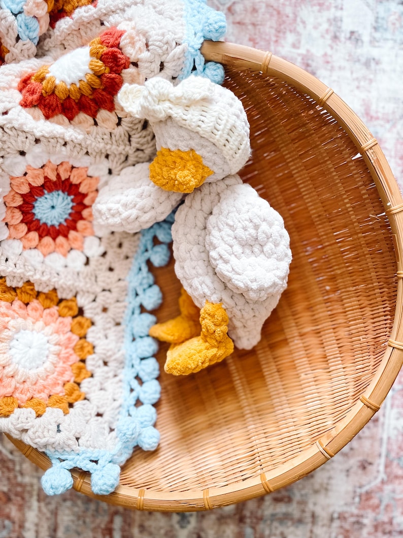 Della Duck Lovey Crochet Pattern: Low Sew Amigurumi (PDF Pattern) image 7