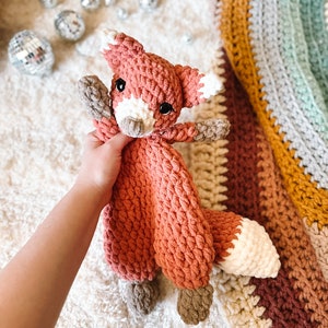 Fern the Fox Crochet PATTERN Fox Lovey Crochet Pattern Crochet Amigurumi Pattern Fox Amigurumi Cute Crochet Pattern Low Sew Crochet zdjęcie 2