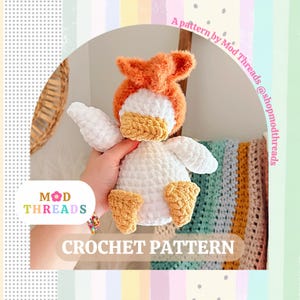 Della Duck Crochet Pattern: Amigurumi Snuggler (PDF Pattern)