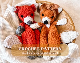 Fern der Fuchs Häkelanleitung | Fuchs Lovey Häkelanleitung | Amigurumi Häkelanleitung | Fuchs Amigurumi | Niedliches Häkelmuster und Sew Crochet