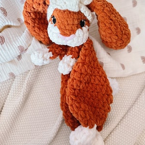 Bonnie the Bunny Crochet PATTERN Bunny Lovey Crochet Pattern Low Sew Crochet Amigurumi Pattern Easter Bunny Cute Crochet Pattern zdjęcie 6