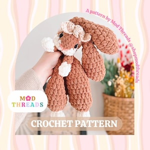 Bonnie the Bunny-haakpatroon: amigurumi lovey (pdf-patroon)