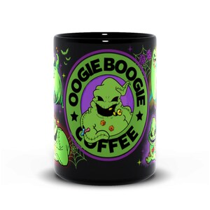 Pesadilla antes de Navidad / Jack Skellington / Taza de café / Taza de cacao caliente / 11oz / 15oz / Tazas negras imagen 6