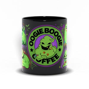Pesadilla antes de Navidad / Jack Skellington / Taza de café / Taza de cacao caliente / 11oz / 15oz / Tazas negras imagen 2
