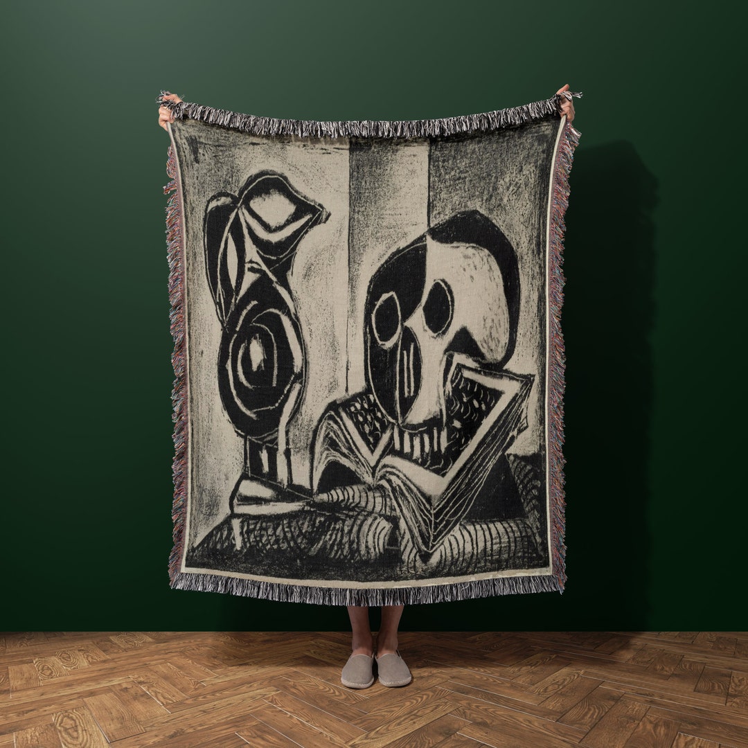 Pablo Picasso Woven Blanket, Picasso Art Throw Blanket, Art Tapestry, Pablo Picasso Woven Throw