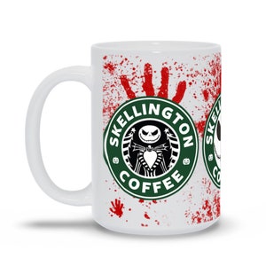 Nightmare Before Christmas | Jack Skellington | Coffee Mug | Hot Cocoa Mug | 11oz | 15oz image 3