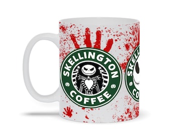 Pesadilla antes de Navidad / Jack Skellington / Taza de café / Taza de cacao caliente / 11oz / 15oz