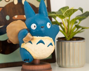 Original Large Blue Totoro (Chu) Statue