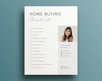 Home Buyer Guide, Home Buying Process, Real Estate Marketing, Realtor Template, Real Estate Canva, Realtor Marketing, Real Estate Template