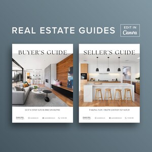 Home Buyer Seller Guide Buying Process For Sale By Owner Real Estate Planner Buyer Packet Realtor Marketing Template Listing Presentation