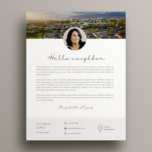 Realtor Introduction, Real Estate Introduction, Real Estate Flyer, Realtor Postcard, Real Estate Letter, Real Estate Mailer, New Agent Flyer