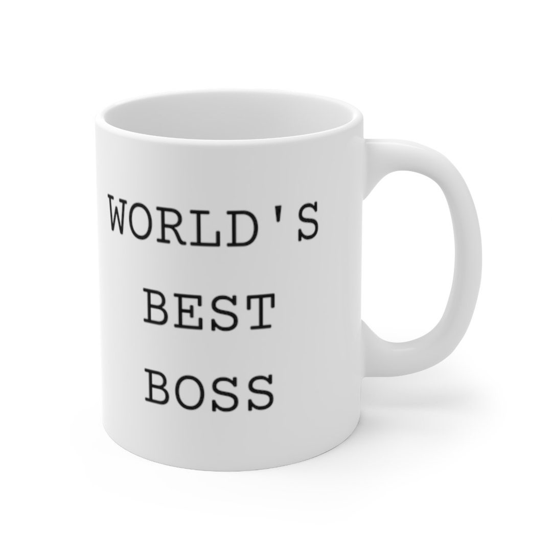 World's Best Boss the Office Inspired Ceramic Mug 11oz. the Office Show