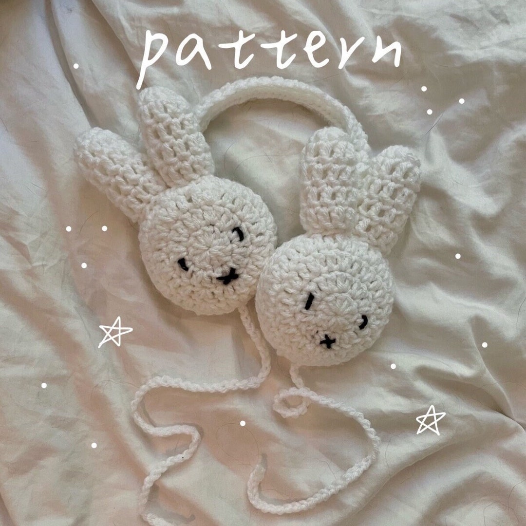 Miffy Earmuffs Crochet Pattern PDF Pattern Miffymuffs Etsy
