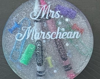Personalized Teacher Coasters
