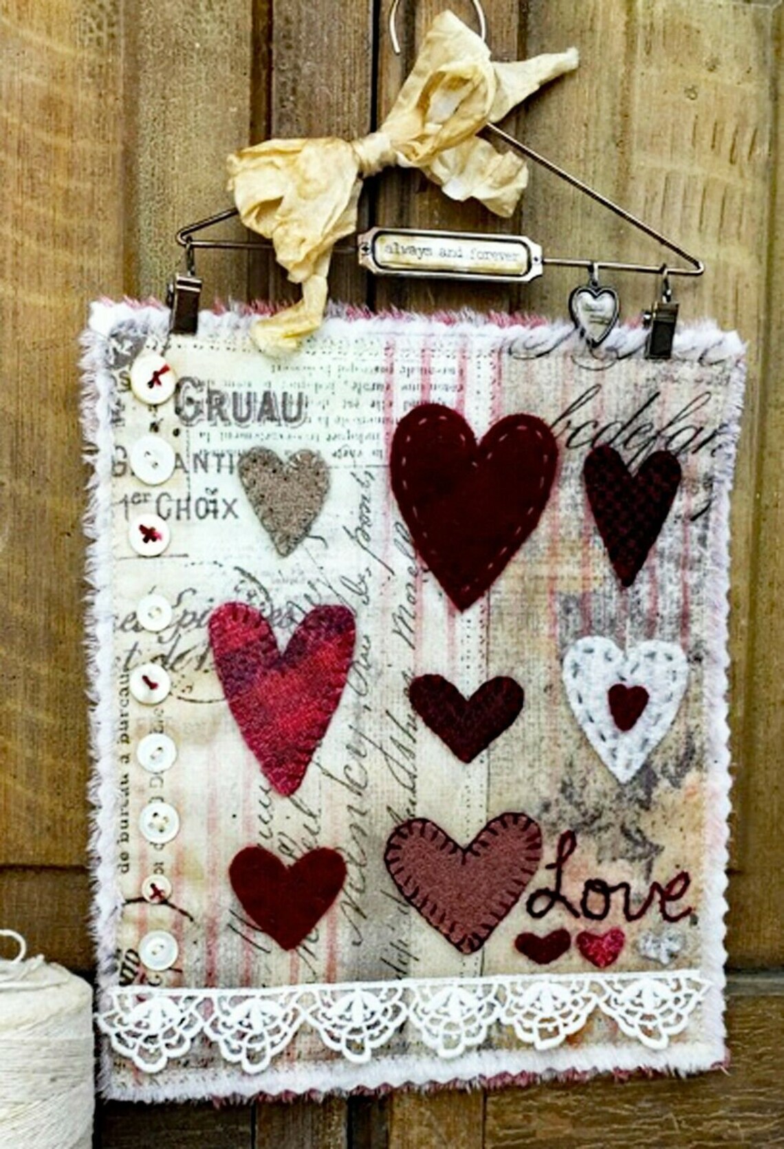 Sizzix Bigz Heartfelt Die Cuts Fabric RETIRED Tim Holtz - Etsy