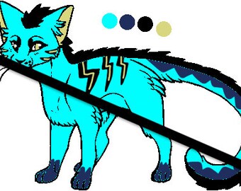 Cat adopt + Ref sheet furry character adopt