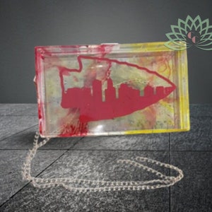 Kansas City Sports Fandom Epoxy Resin Stadium Bags!