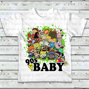 300 DPI |sublimation design|90s design|90s baby design | 90s cartoons design | Digital Download| Png File|