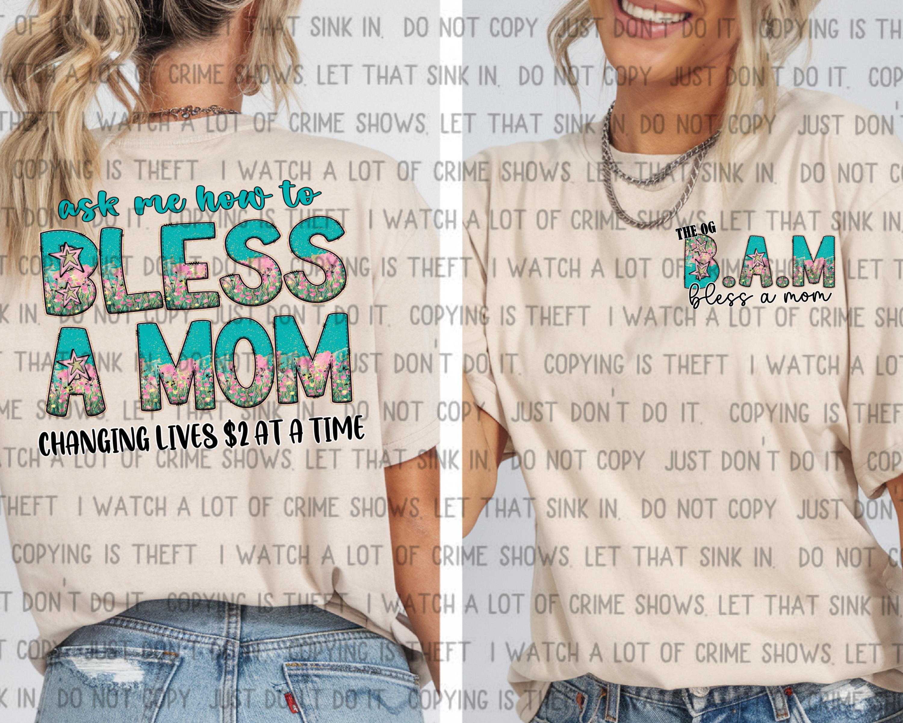 Bless A Mom The OG Merch-TAT is 3 to 4 weeks