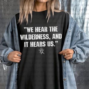 We hear the wilderness design | Yellowjackets png | Yellowjackets show | Yellowjackets design | sublimation design | Digital Download| Png