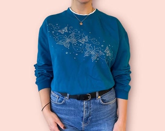 Vintage Schmetterling Sweatshirt