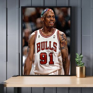 Dennis Rodman Style Face Poster for Sale by theodorexshal