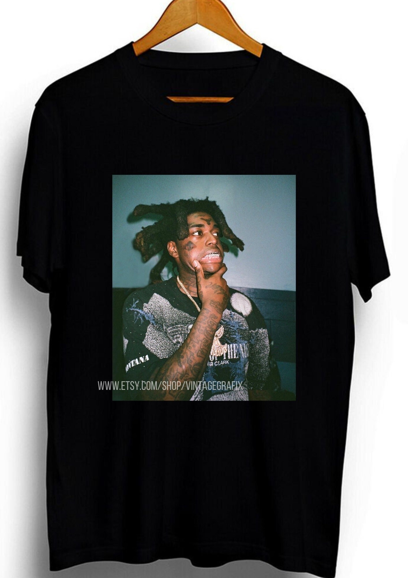 Discover Kodak Black Graphic Tee / No Flockin T-Shirt