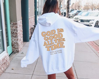 God is Good Christian Hoodie, Christian Sweatshirt, Jesus Hoodie, Trendy Hoodie, Bible Verse Shirt, Aesthetic Clothes, Aesthetic Hoodie