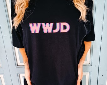 WWJD Shirt, What Would Jesus Do Shirt, Comfort Colors Tee, Christian Shirt, Christian Gifts, Church Camp, Youth Group, Trendy Christian