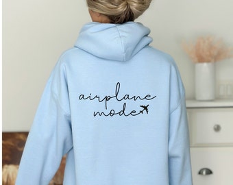 Airplane Mode Hoodie, Travel Hoodie, Airport Attire, Summer Hoodie