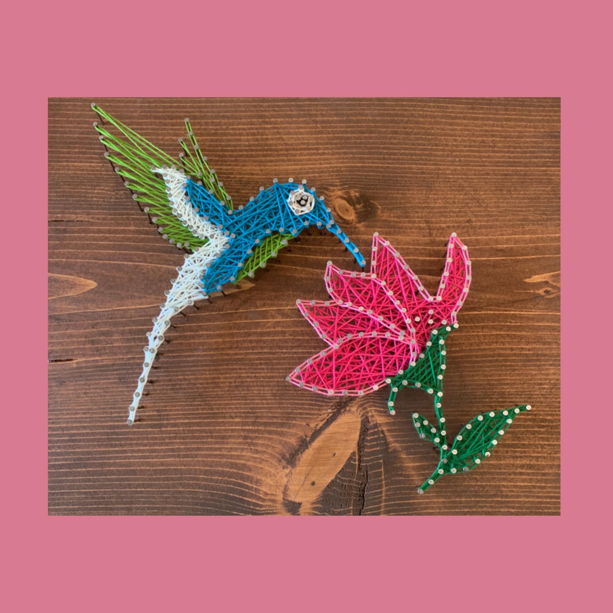 Made to Order: Hummingbird String Art - Etsy