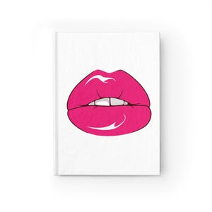 Lip Service.  Devine Savage Journal - Ruled Lined